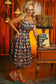 Dolly and Dotty Amanda Library Book and Owl Print Retro Dress, Front