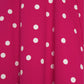 Dolly and Dotty Claudia Hot Pink Polka Dot Vintage Dress, Fabric Close up